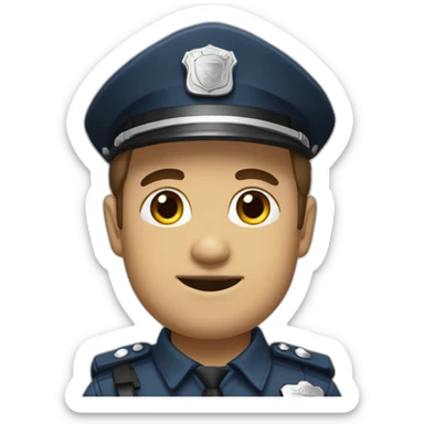 Una rata policía sticker