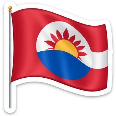 Province of Alberta flag sticker