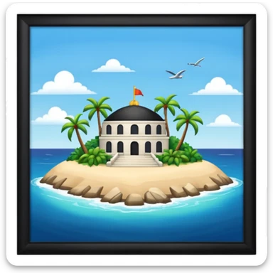 Epstein island sticker