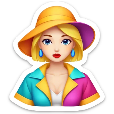 Diseño de moda  sticker