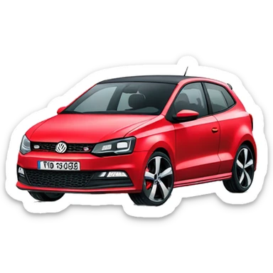 Volkswagen polo GTI  sticker