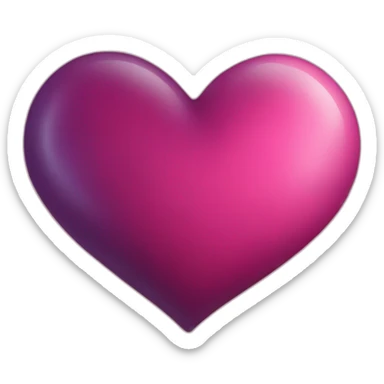 Heart love sticker