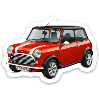  mini cooper logo sticker