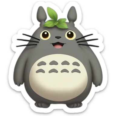 Totoro joyeux sticker