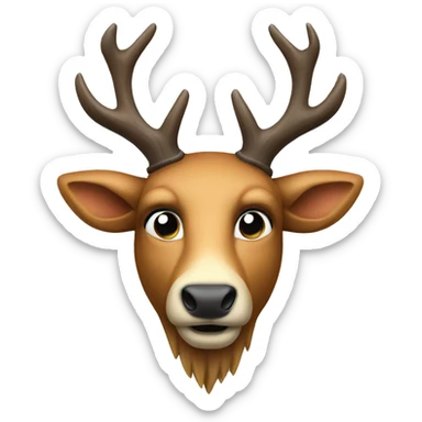 Wonder stag. Darts sticker