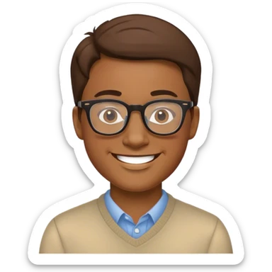 Generate an emoji of James from a16z https://x.com/dacostajam sticker