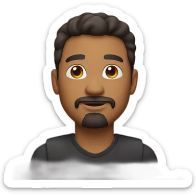 manwith-goatee sticker