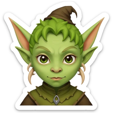 cute-female-goblin sticker