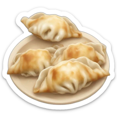 Gyoza dumping  sticker