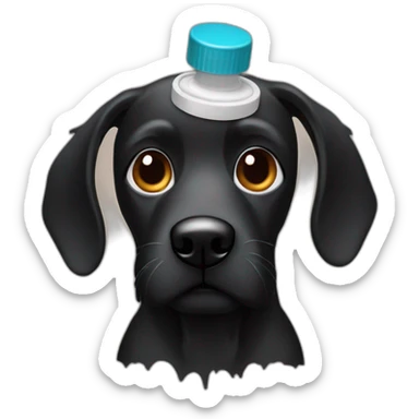 black dog sauce sticker