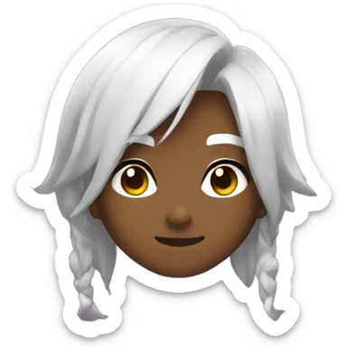 A typical genshin character sticker