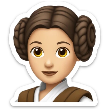 princess leia sticker
