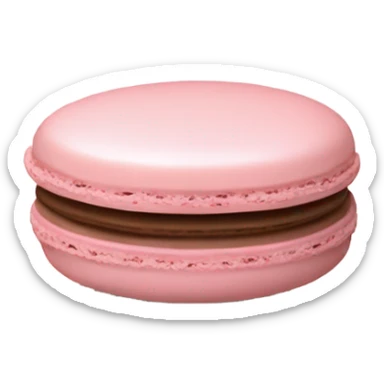 Light pink macaron sticker