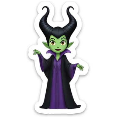 maleficent sticker