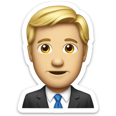 Businessman politician senator sticker