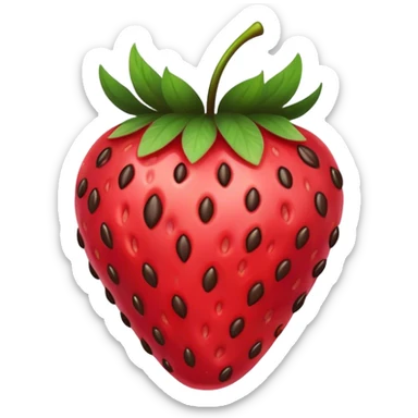 Fresa con chocolate  sticker