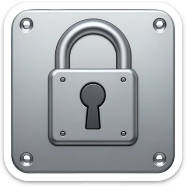 8-bit pixel lock sticker