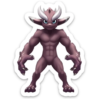 Venom-Stitch-Zekrom-Sneasel-fusion, full body sticker