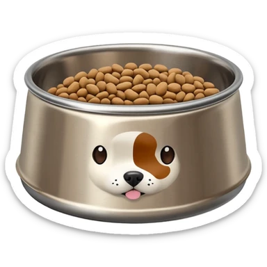 food bowl for pet sticker