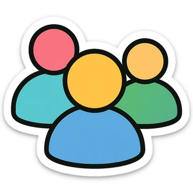 group of people sticker