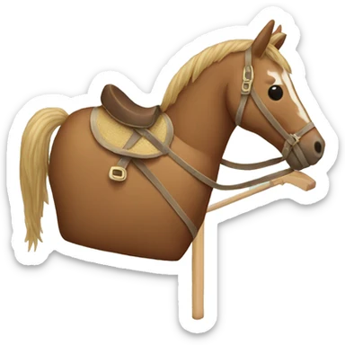 Hobby horse sticker