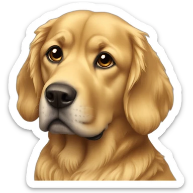 2 perros golden sticker