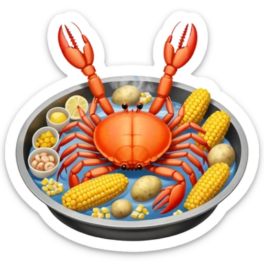 seafood boil sticker