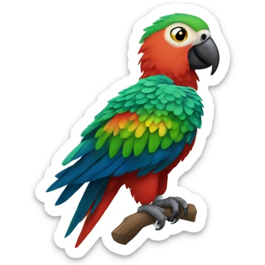 Parrot sticker