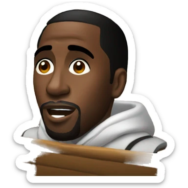 P diddy in a cabin sticker