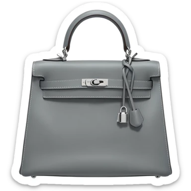 hermes kelly gray bag sticker