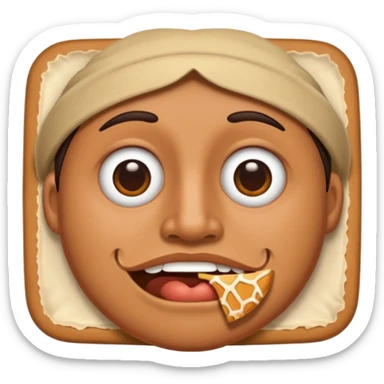 tapa in mouth sticker