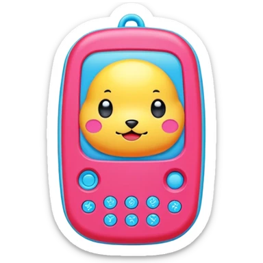 Tamagotchi from the Turning Red movie sticker