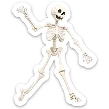 Dancing Skeleton  sticker