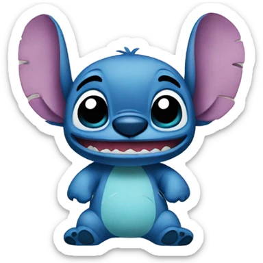 Stitch sticker