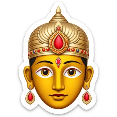 Lord Venkateswara tilak sticker