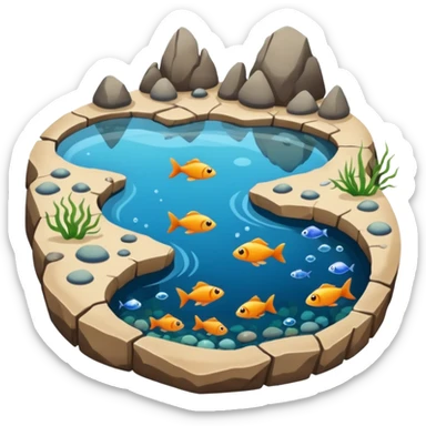 Tide pool sticker