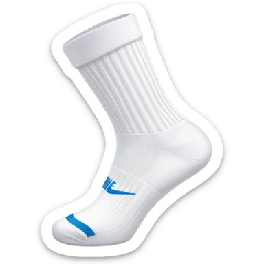 White nike socks sticker