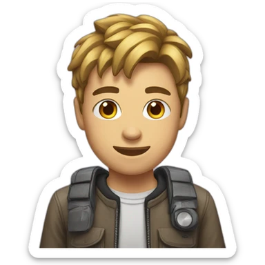 Teenage gamer sticker