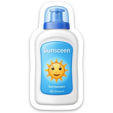 sunscreen sticker