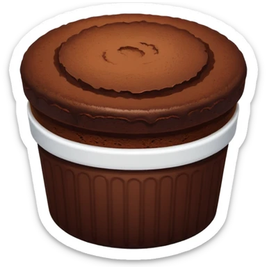 chocolate souffle sticker