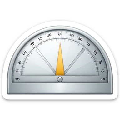 "📏" This emoji is for ruler. Then make an emoji for protractor. Which is real emoji type like the givel sticker