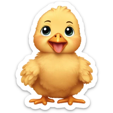 Baby chicken nugget  sticker
