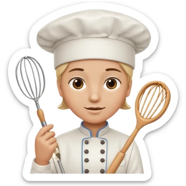 Profesora de pastelería sticker