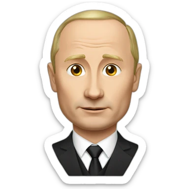 putin dickhead sticker