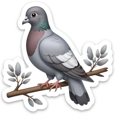 Pigeon sticker