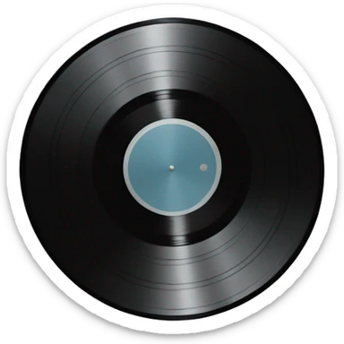 Vinyl record sticker