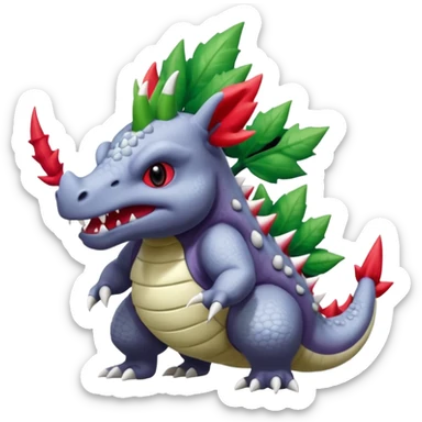 Ugly Fey Toony Rhydon-Shaymin-dragon sticker