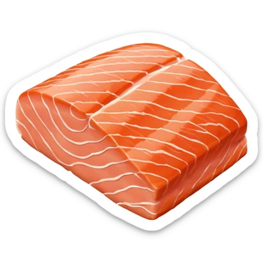salmon and chicken sticker
