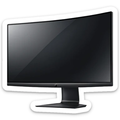 big gaming monitor sticker