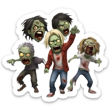 Zombies ate my neighbors sticker